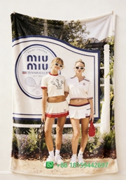 Miumiu Throw Blankets